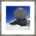 Boulder Near Mono Lake Framed Print