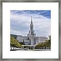 Bountiful Temple In Summer Framed Print