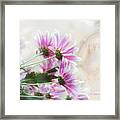 Bouquet In Pink Framed Print