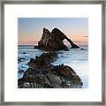Bow Fiddle Rock At Sunset Framed Print