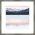 Bow Valley In Kananaskis Country Framed Print