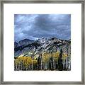 Bow Valley Parkway Banff National Park Alberta Canada Iv Framed Print