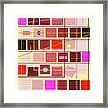 Boxes And Lines Framed Print