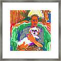 Boy With Dog 2 Framed Print