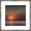 Breaking Dawn Daytona Beach Framed Print