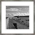 Breton Harbour Framed Print