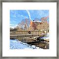 Brewster Gardens Footbridge Framed Print