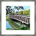 Bridge At Cox Creek Framed Print