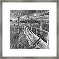 Bridge On The Prairie Framed Print