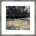 Bridge Over Water Framed Print