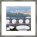Bridges Of Prague Framed Print