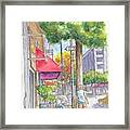 Brighton Way And Camden Dr., Beverly Hills, California Framed Print