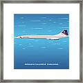 British Airways Bac Concorde Classic Framed Print