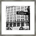 New York City Broadway At Herald Square Framed Print