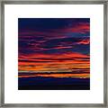 Bronco Sunset Framed Print