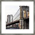 Brooklyn Bridge 1.2 Framed Print