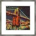 Brooklyn Bridge Framed Print