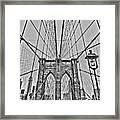 Brooklyn Bridge - Nyc Framed Print