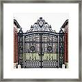 Brown University Gate Framed Print