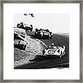 Bruce Mclaren Turn 6a Laguna Seca Framed Print