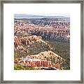 Bryce Canyon National Park Views Framed Print