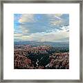 Bryce Canyon Skyview Framed Print