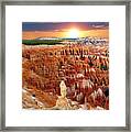Bryce Canyon's Inspiration Point Framed Print