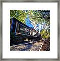 Bryson City, Nc October 23, 2016 - Great Smoky Mountains Train R Framed Print