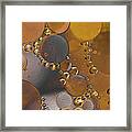 Bubble Motion Abstract Framed Print