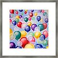 Bubbling Balloons Framed Print
