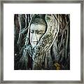 Buddha Head Framed Print