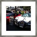 Bugatti Veyron And Ferrari 'la Ferrari' Framed Print