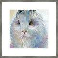 Bunny Rabbit Painting Framed Print