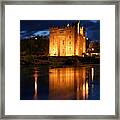 Bunraty Blues Castle Ireland At Night Framed Print