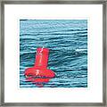 Buoy In The Rip Framed Print