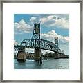 Burlington Bristol Bridge Framed Print