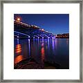 Burns Bridge Framed Print