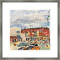 Busy Town Framed Print
