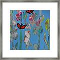 Butterfly Glads Framed Print