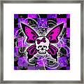 Butterfly Skull Framed Print
