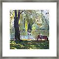 By The Lake Framed Print