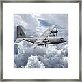 C130 36th Airlift Framed Print