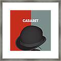 Cabaret - Alternative Movie Poster Framed Print