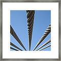 Cables To Heaven Framed Print