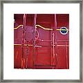 The Bright Red Caboose Framed Print