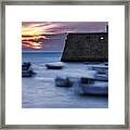 Cadiz Sunset Framed Print