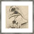 Cain And Abel Framed Print