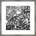 Cajun Crawfish Boil - Bw Framed Print