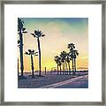 Cali Sunset Framed Print