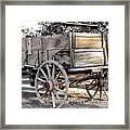 California Farm Wagon Framed Print